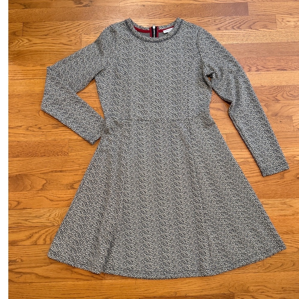 Katherine Barclay Montreal Chevron Knit Fit & Flare Dress NWT Size 8 MC2169-24X